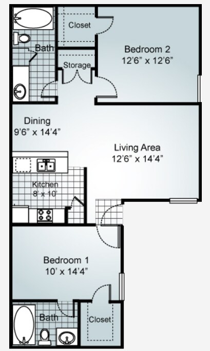 Unit 263 249 floor plan